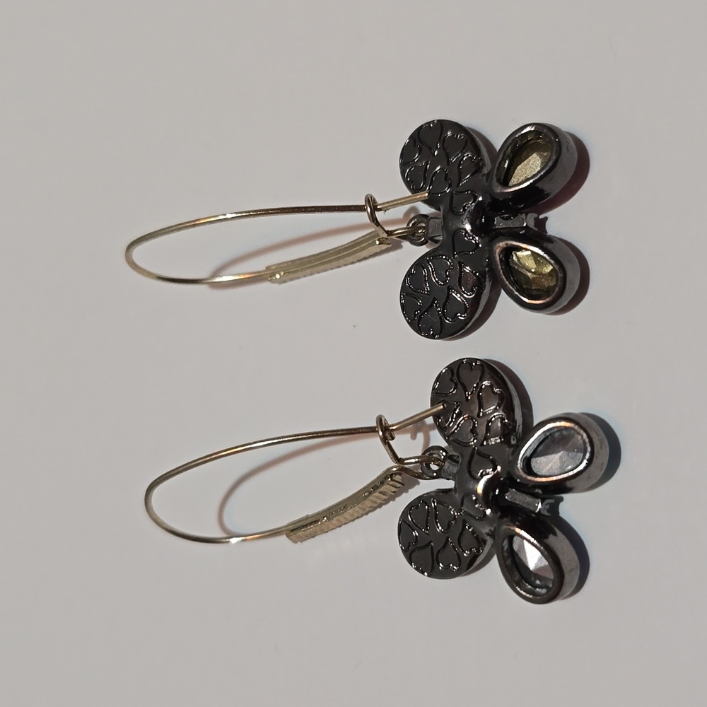 Betsey Johnson Butterfly Earrings - Picture 5 of 5
